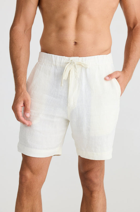 Cornell Short - White Linen
