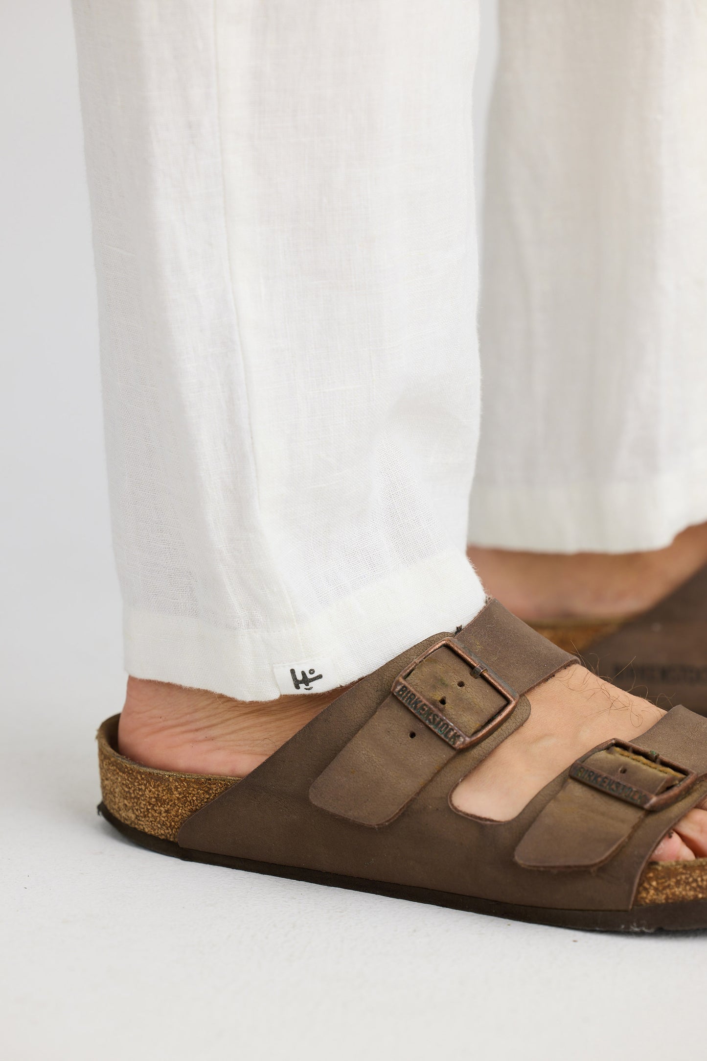 Duke Pant - White Linen