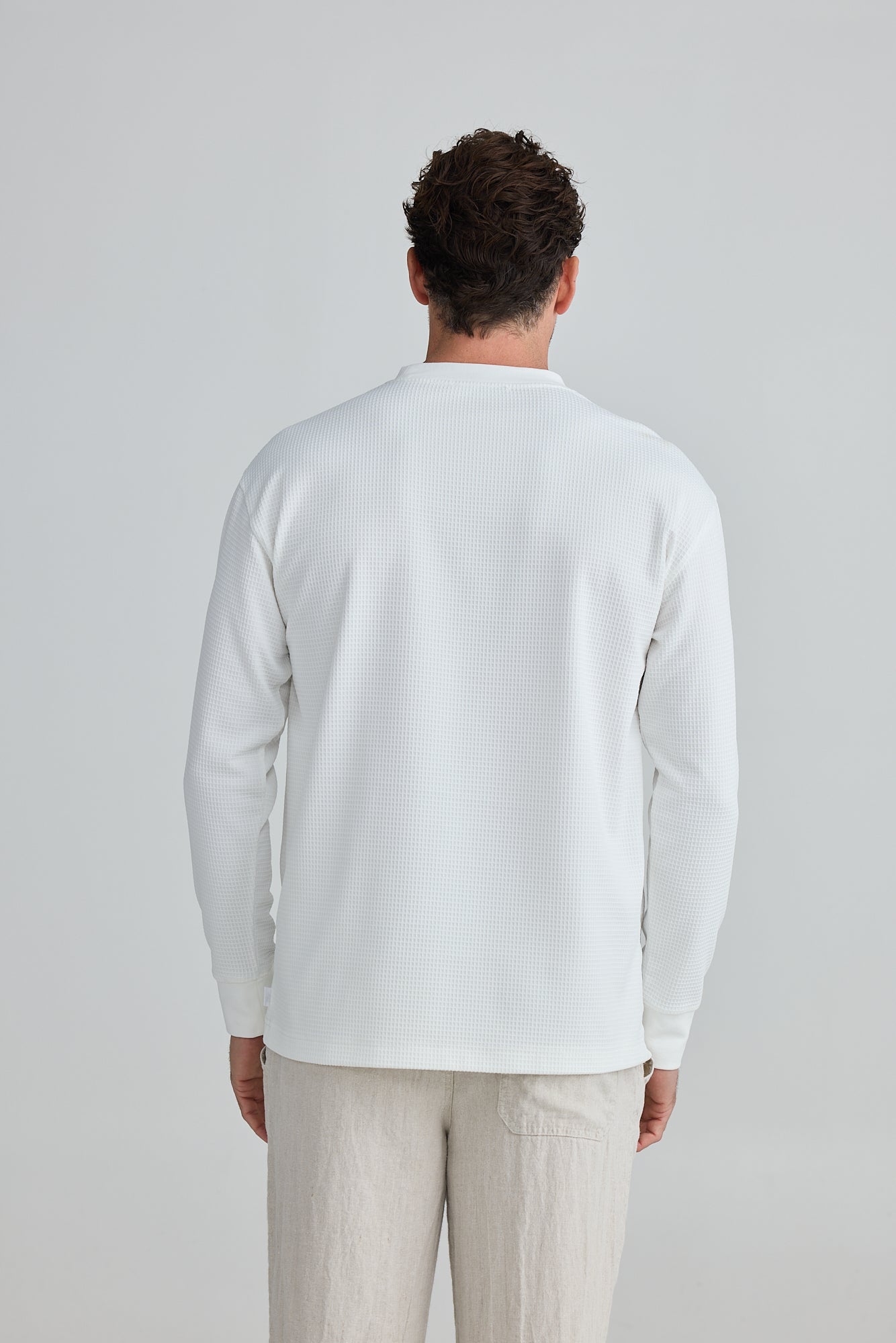Yale Long Sleeve Top - White