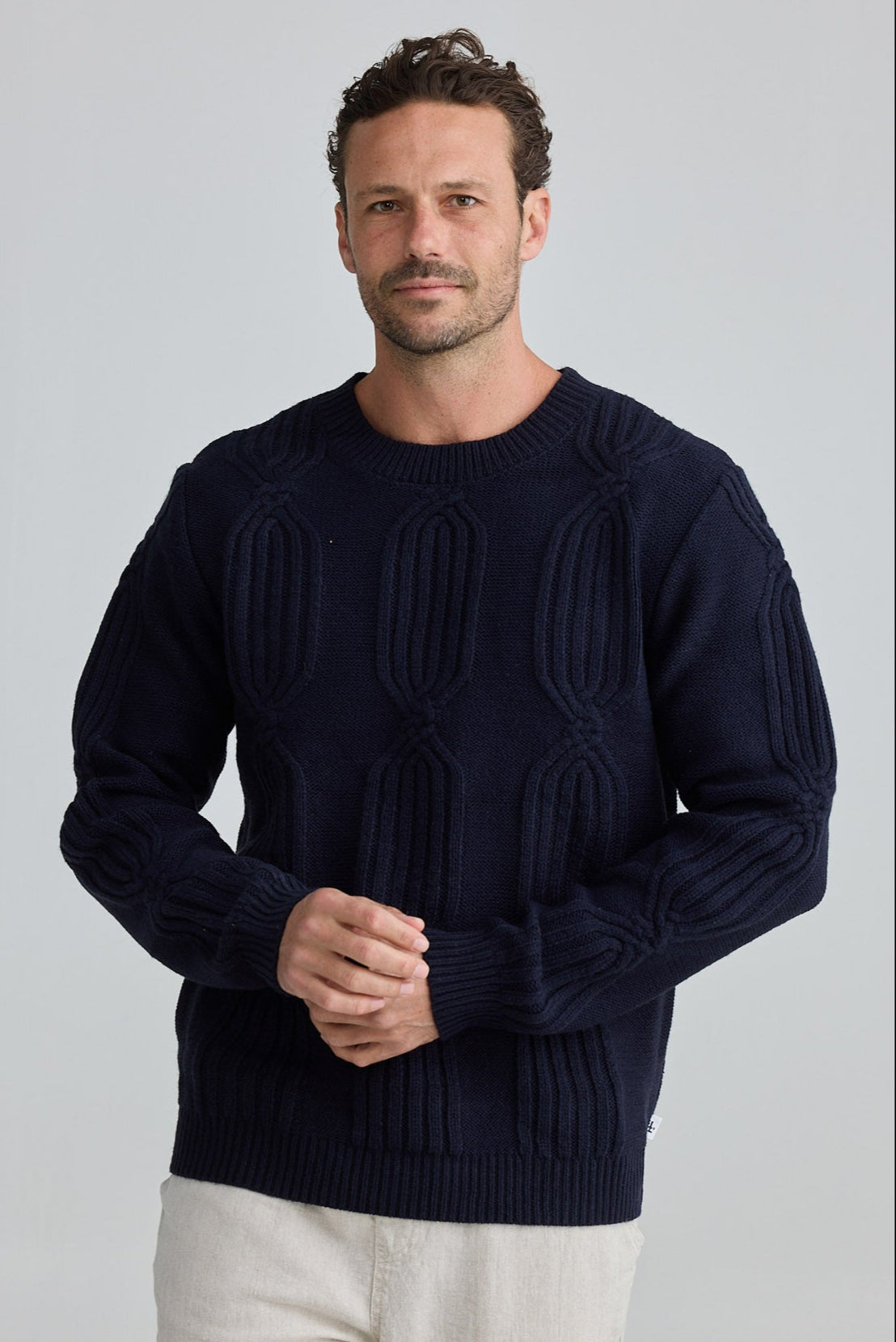 Oxford Knit - Navy