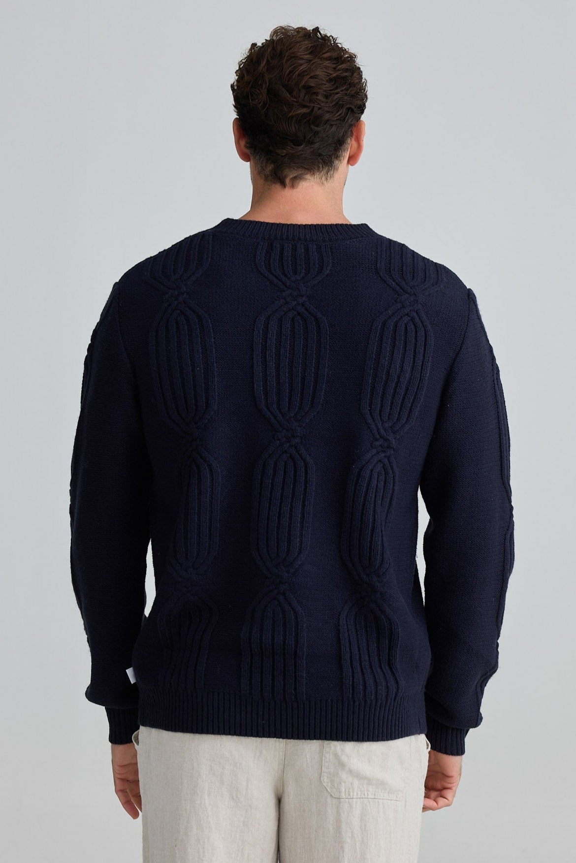 Oxford Knit - Navy