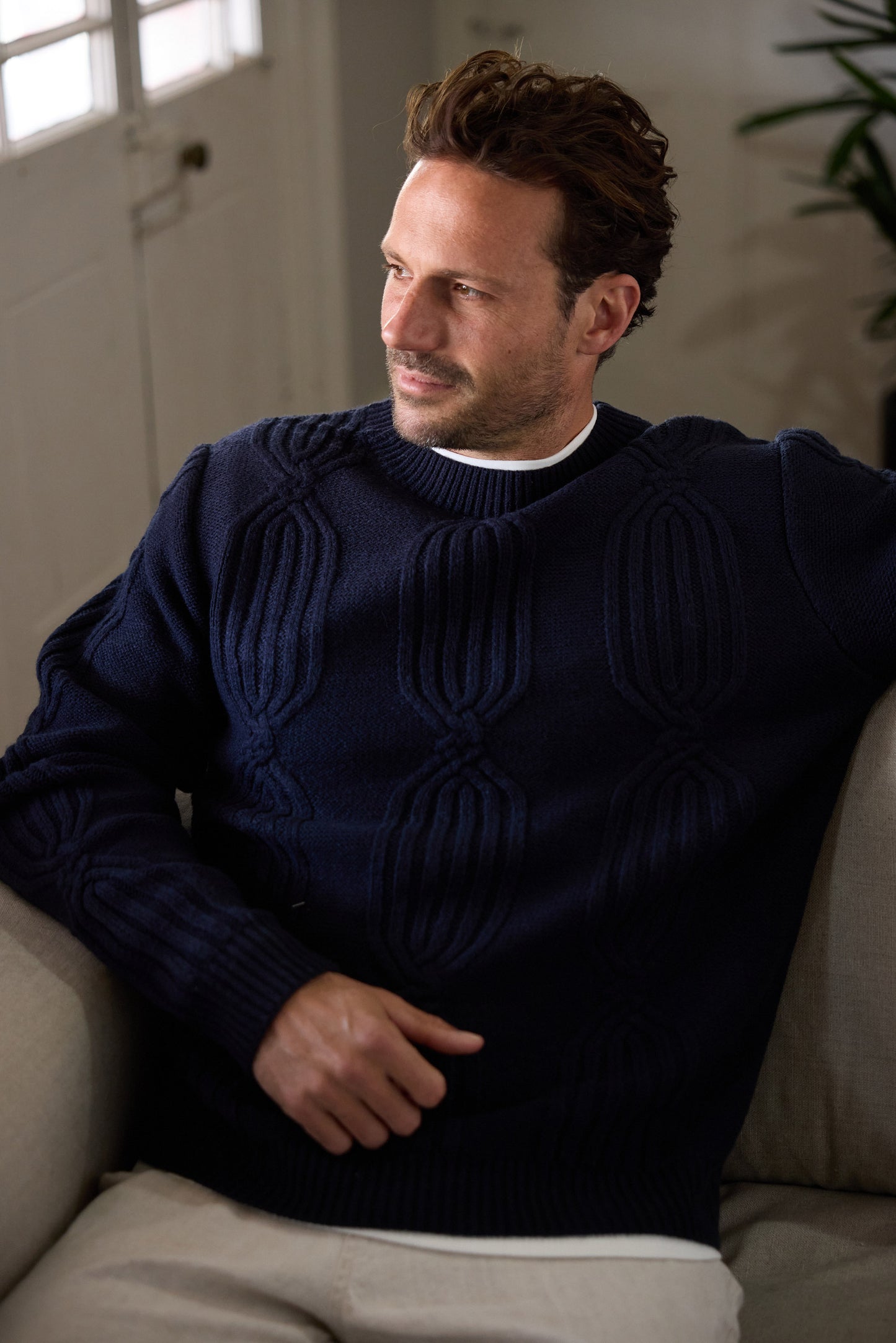 Oxford Knit - Navy