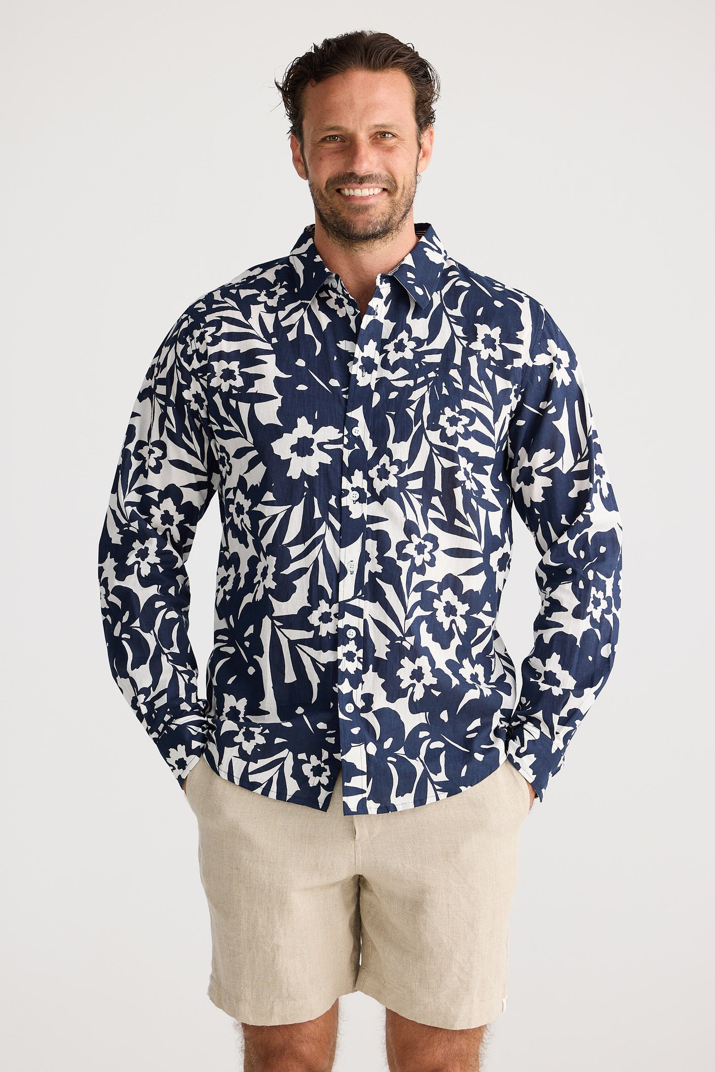 Oxford Shirt - Navy Sunburn