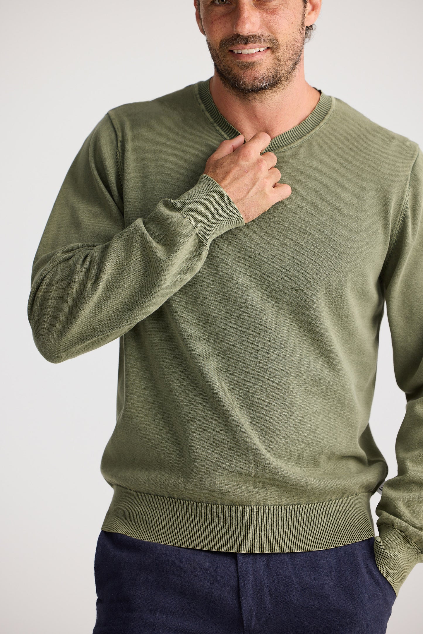 River Knit - Khaki Wash